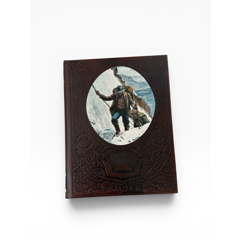 Vtg The Alaskans Old West Series‎ Time Life Book Leather Bound Hardcover 1977